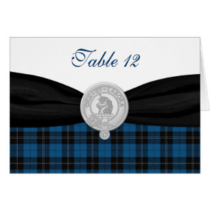 Ramsay Hunting Tartan Besondere Anlass Table Card