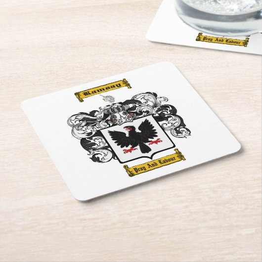 Ramsay Rechteckiger Pappuntersetzer (angewinkelt)