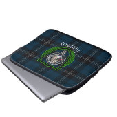 Ramsay Scottish Clan Tartan and Crest  Laptopschutzhülle (Vorne Knopf)