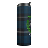 Ramsay Scottish Clan Tartan & Crest Thermosbecher (Nach links gedreht)