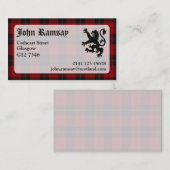 Ramsay Tartan Business Card Visitenkarte (Vorne/Hinten)