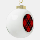 Ramsay Tartan kariert Keramik Kugel-Ornament (Links)