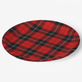 Ramsay Tartan kariert Pappteller (Schrägansicht)