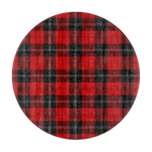 Ramsay-Tartan rot-schwarz kariert Schneidebrett