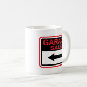 Ramschverkaufzeichen dieser Weisenpfeil Vektor Kaffeetasse (VorderseiteRechts)