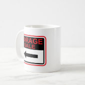 Ramschverkaufzeichen dieser Weisenpfeil Vektor Kaffeetasse (Vorderseite Links)