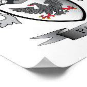 Ramsey Familienwappen Coat of Arms Poster (Ecke)