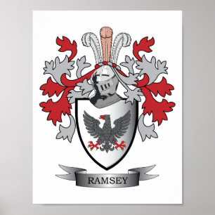 Ramsey Familienwappen Coat of Arms Poster