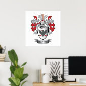 Ramsey Familienwappen Coat of Arms Poster (Heimbüro)
