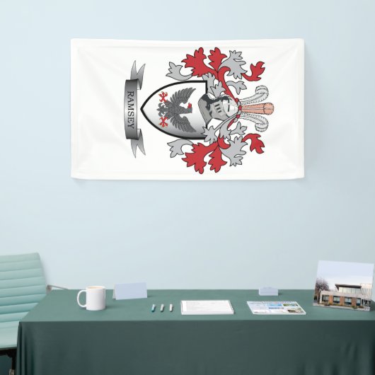 Ramsey Familienwappen-Wappen Banner (Messeveranstaltung)