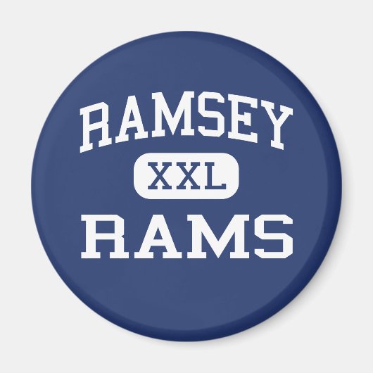 Ramsey - Rams - High School - Ramsey New Jersey Magnet (Vorne)