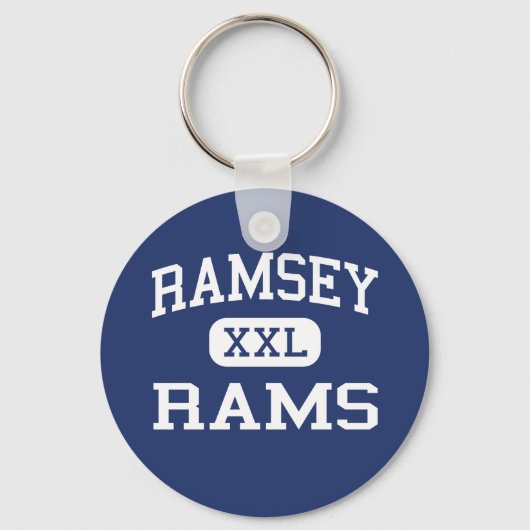 Ramsey - Rams - High School - Ramsey New Jersey Schlüsselanhänger (Vorderseite)