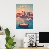 Ramsgate Seaside Reiseplakat Poster (Heimbüro)