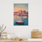 Ramsgate Seaside Reiseplakat Poster (Küche)
