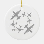 Ramstein Air Base Baby's First Christmas Keramik O Ornament (Hinten)