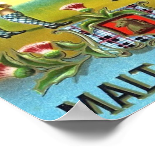 Ramston Superior Scotch Vintage Poster (Ecke)