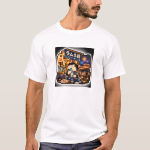 Ramune Sommerkatzen T-Shirt Japanische Festival