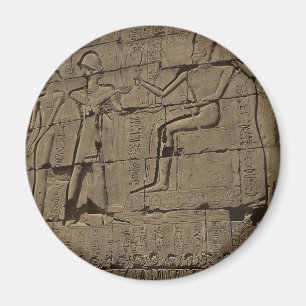 Ramusseum. Ägypten circa 1867 Magnet
