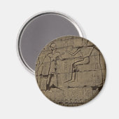 Ramusseum. Ägypten um 1867 Magnet (Vorderseite/Rückseite)