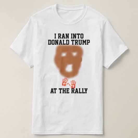 Ran in Donald Trump am T - Shirt der Kundgebung (Design vorne)