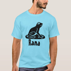 Rana - Frosch auf Latein T-Shirt