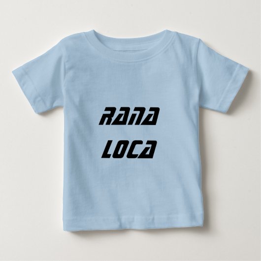 Rana loca - verrückter Frosch Baby T-shirt (Vorderseite)