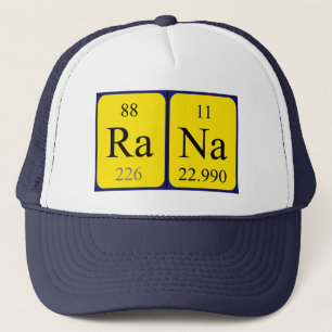 Rana Periodenname Truckerkappe