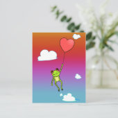 Rana Volando Postkarte (Stehend Vorderseite)