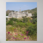 Ranakpur Jain Temple, Ranakpur, Rajasthan, Indien Poster (Vorne)