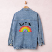 RANBOW Personalisiert NAME Denim Jacket Jeansjacke (Hangar)