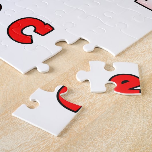 RANCE HAKUNA MATATA BLAUE WHITE RED UNITY FARBEN PUZZLE (Seite)