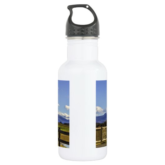 RANCH-ANSICHT VON SHASTA TRINKFLASCHE (Rückseite)