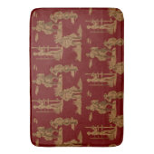 Ranch Cowboys Horse Calf Fence Badematte (Vorderseite Vertikal)