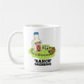 Ranch Dressing Funny Food Puff Kaffeetasse (Links)