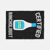 Ranch Dressing Gift Funny Ranch Dressing Sauce Hum Fleecedecke (Vorderseite (Horizontal))