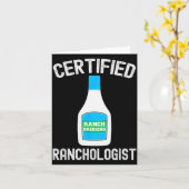 Ranch Dressing Gift Funny Ranch Dressing Sauce Hum Karte (Gelbe Blume)