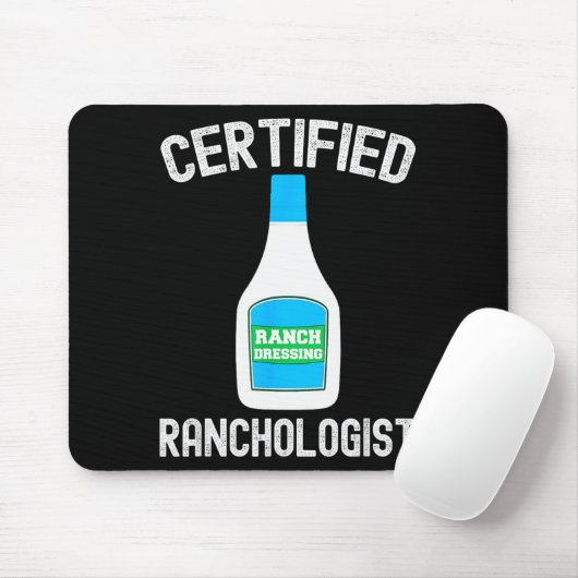 Ranch Dressing Gift Funny Ranch Dressing Sauce Hum Mousepad (Mit Mouse)