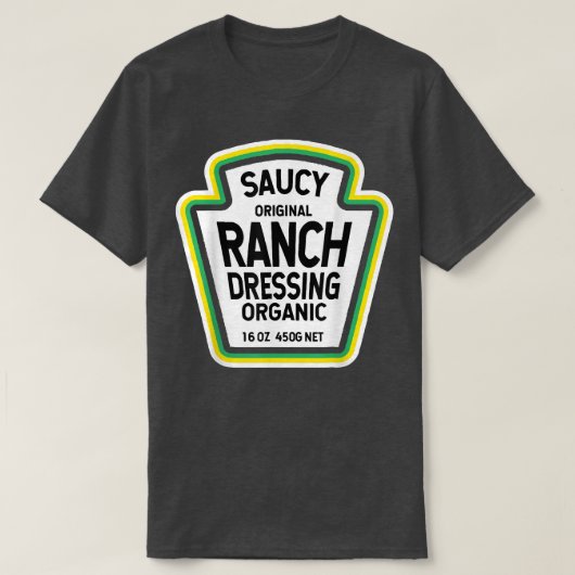 Ranch Dressing Salad Easy Halloween Kostüm Matchi T-Shirt (Design vorne)