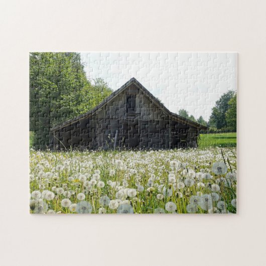 Ranch Farm Dandelion Field Puzzle (Horizontal)