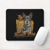 Ranch Herding Hunde Rinder Western Lebensalter Mousepad (Mit Mouse)