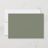 Ranch-Hochzeit im Freien RSVP QR-Code Karte (Rückseite)