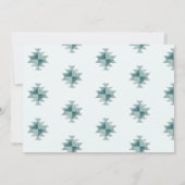 Ranch Hochzeit speichert das Datum der Einladung (Rückseite)