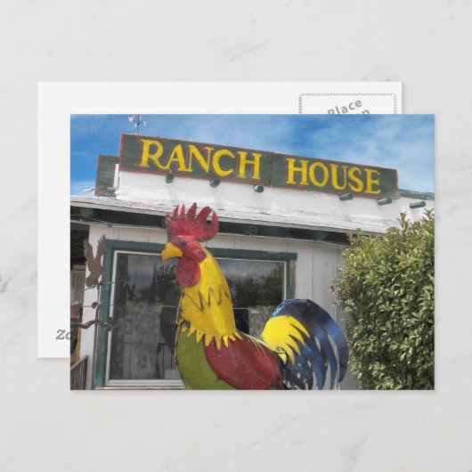 Ranch House Postkarte (Vorne/Hinten)