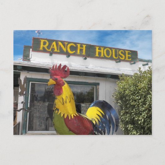Ranch House Postkarte (Vorderseite)