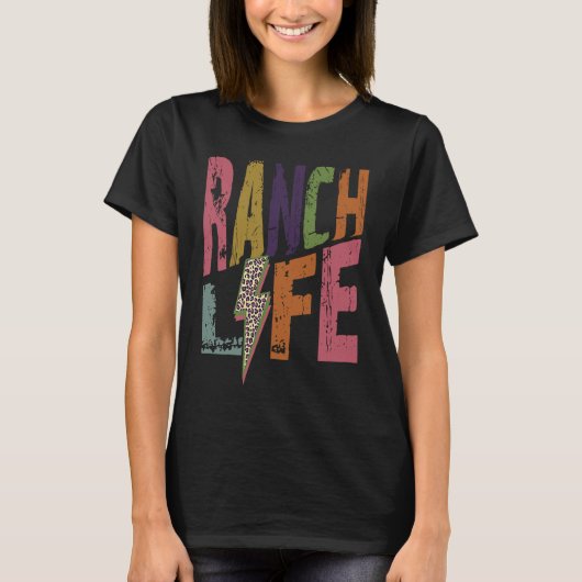 Ranch-Leben T-Shirt (Vorderseite)
