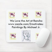 Ranch-Mausunterlage. Mousepad (Mit Mouse)