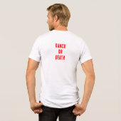 Ranch oder Tod Tri-Blend Shirt (Rückseite voll)