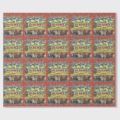 Ranch-Rodeo-Cowboy des Western-101 Geschenkpapier (Flach)