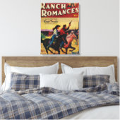 Ranch Romances Magazine Cover Leinwanddruck (Insitu (Schlafzimmer))