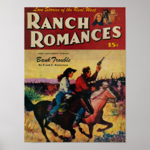 Ranch Romances Magazine Cover Poster